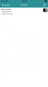 iPhone - Vereinsliste